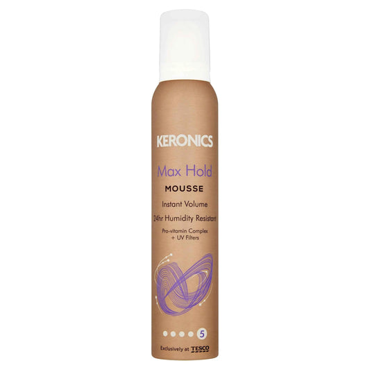 Max Hold Mousse 200ml by KERONICS