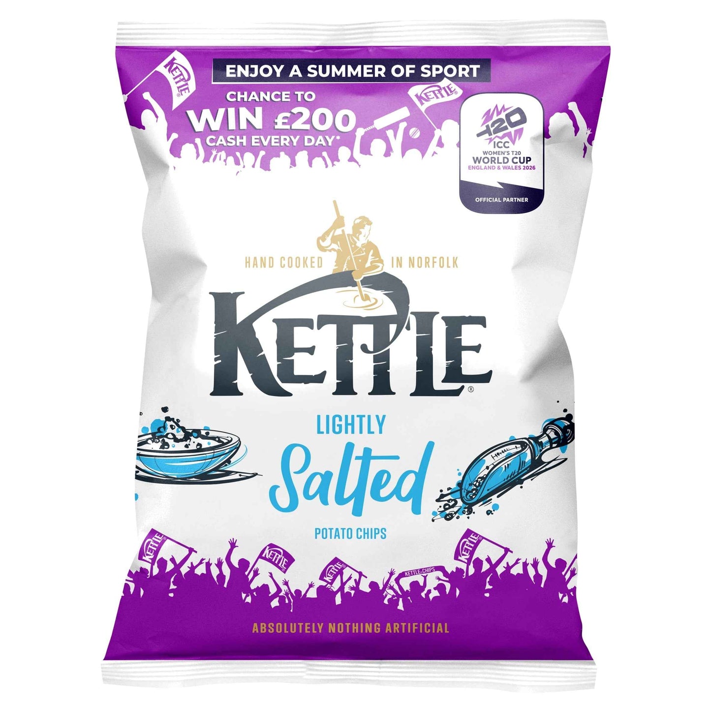 Lightly Salted Potato Chips 130g by KETTLE