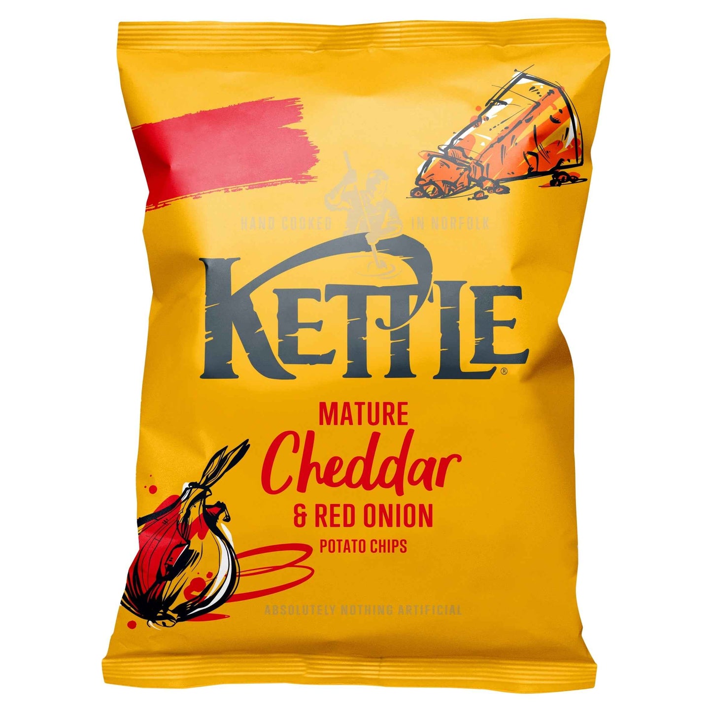 Mature Cheddar & Red Onion Potato by KETTLE