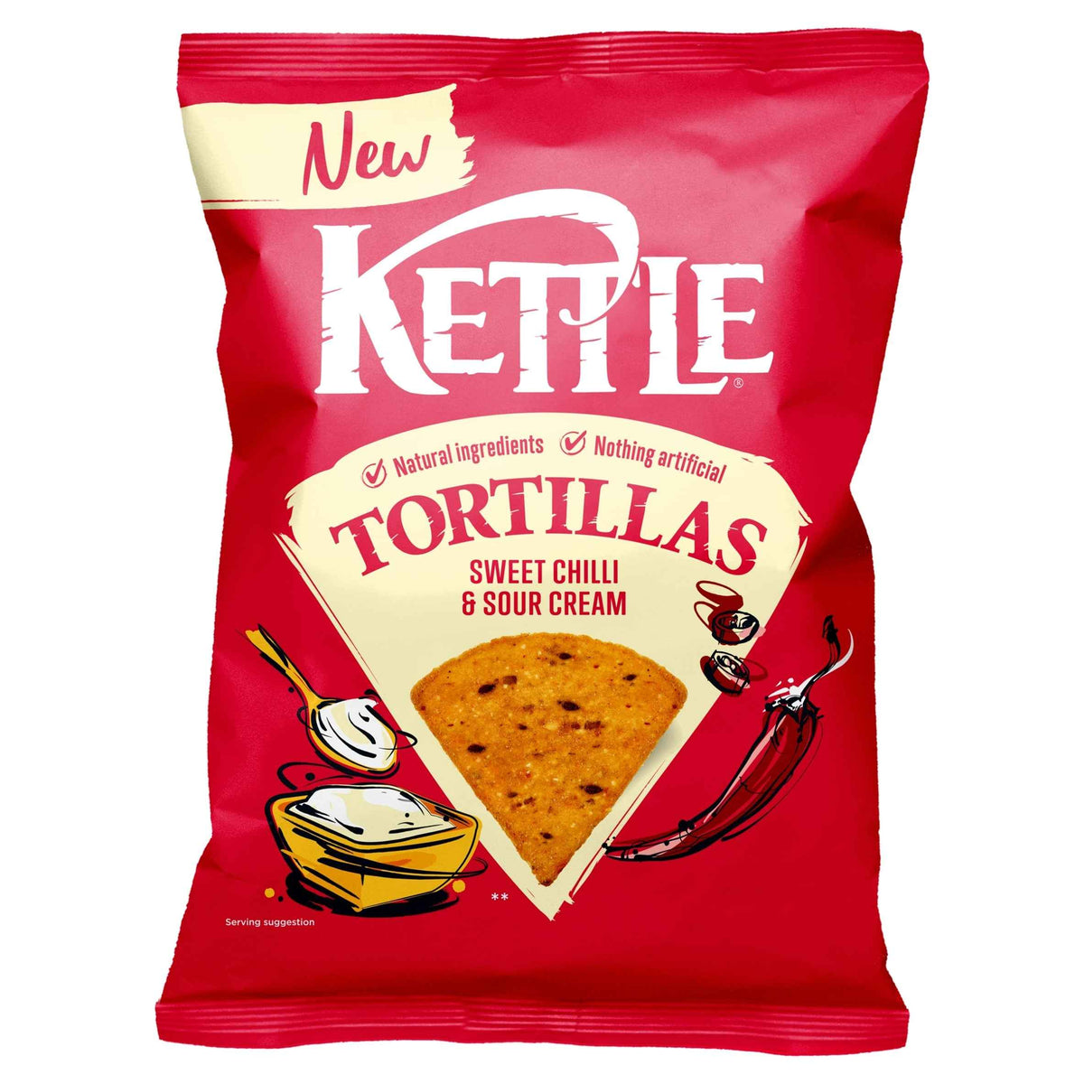 Tortilla Sweet Chilli & Sour Cream 140g by KETTLE