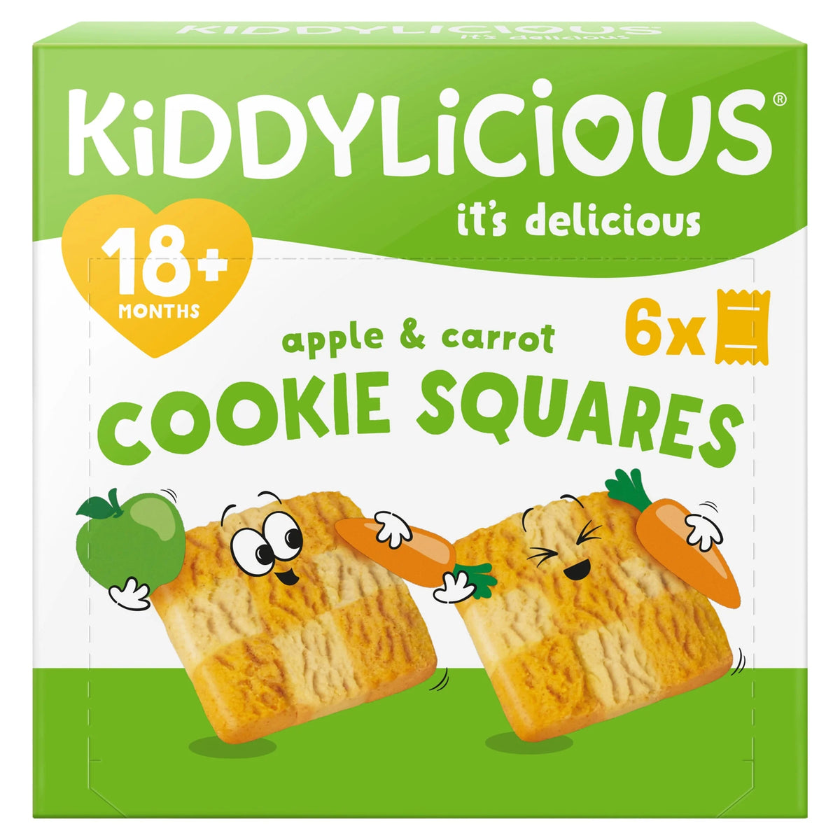 Apple & Carrot Cookie Squares by KIDDYLICIOUS