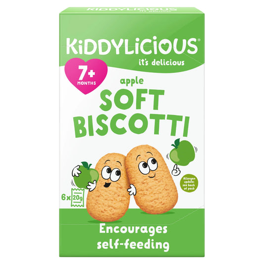 Apple Soft Biscotti 6x20g by KIDDYLICIOUS