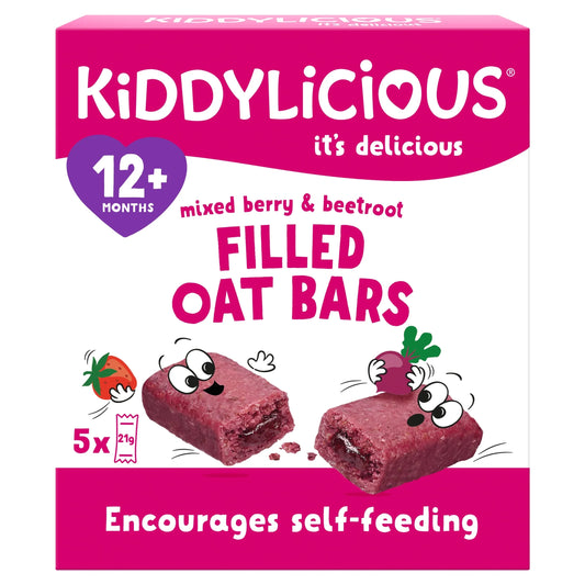 Berry & Beetroot Oat Bars 5x21g by KIDDYLICIOUS