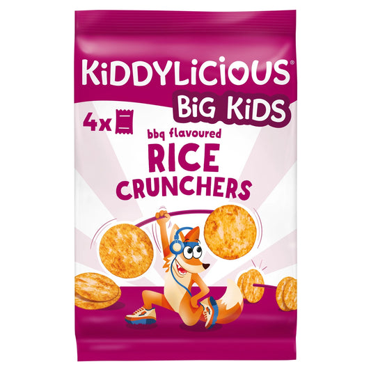 Big Kids Bbq Rice Crunchers 4x15g by KIDDYLICIOUS