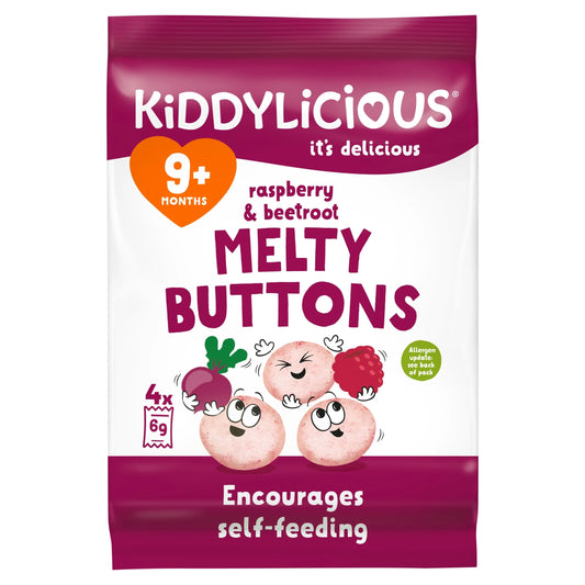 Buttons Raspberry & Beetroot 30g by KIDDYLICIOUS