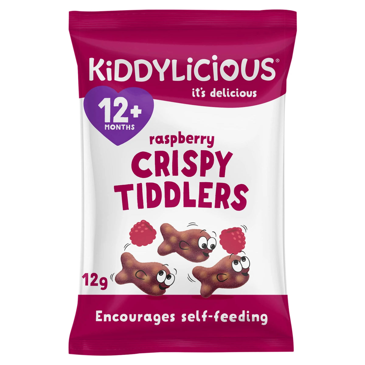 Crispy Tiddlers - Raspberry 12g by KIDDYLICIOUS