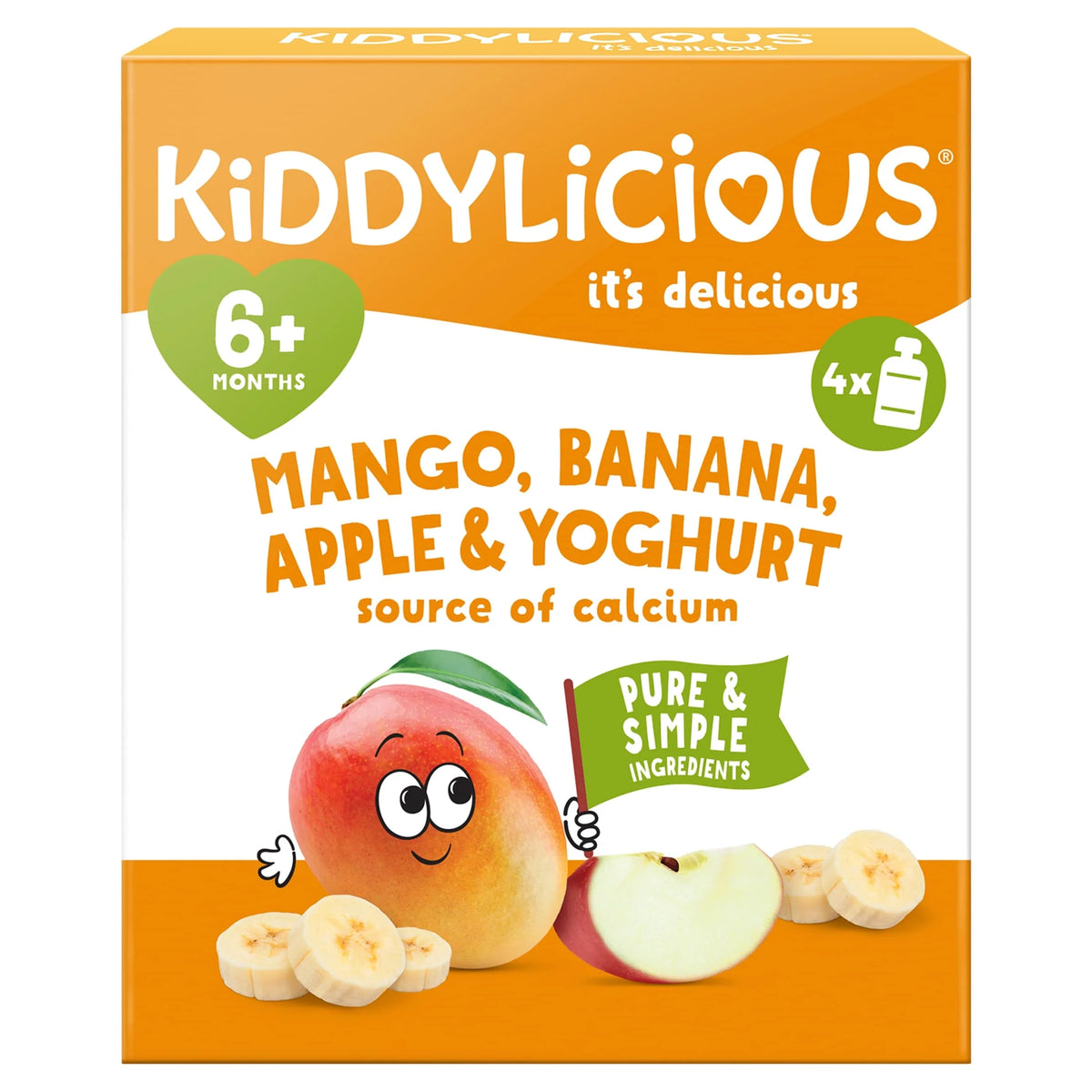 Mango, Banana, Apple & Yoghurt by KIDDYLICIOUS