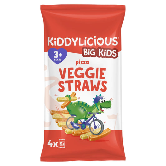 Pizza Veggie Straws 4x12g by KIDDYLICIOUS