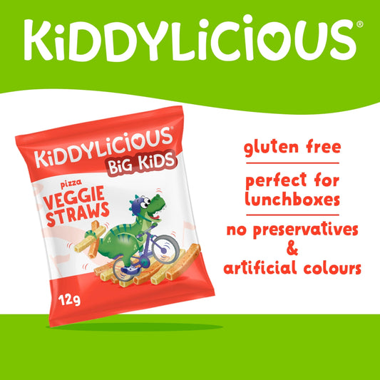 Pizza Veggie Straws 4x12g by KIDDYLICIOUS