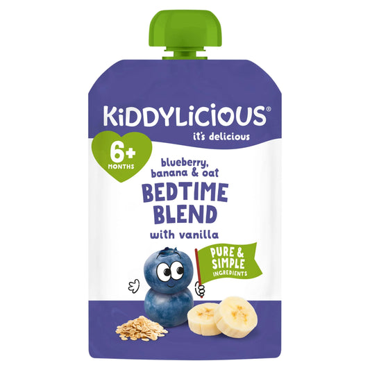 Pouches Bedtime Blend Blueberry, by KIDDYLICIOUS