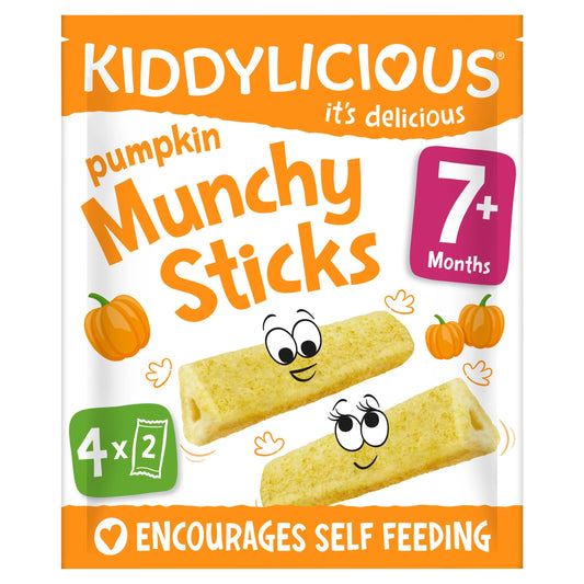 Pumpkin Munchy Sticks 4x4g by KIDDYLICIOUS