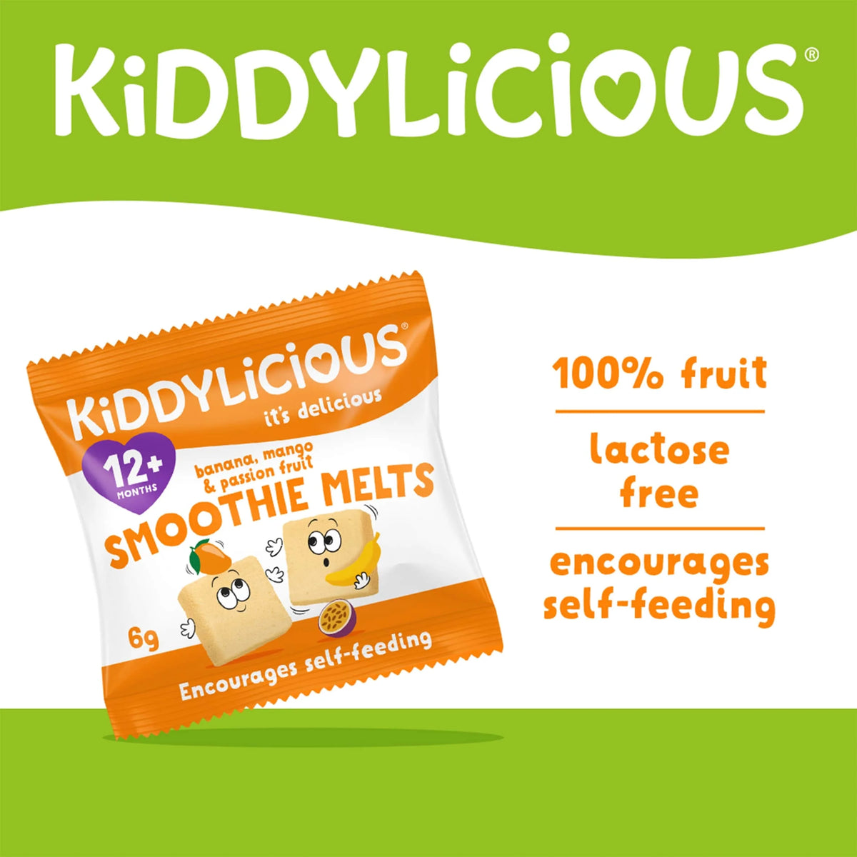 Smoothie Melts Mango 6g by KIDDYLICIOUS