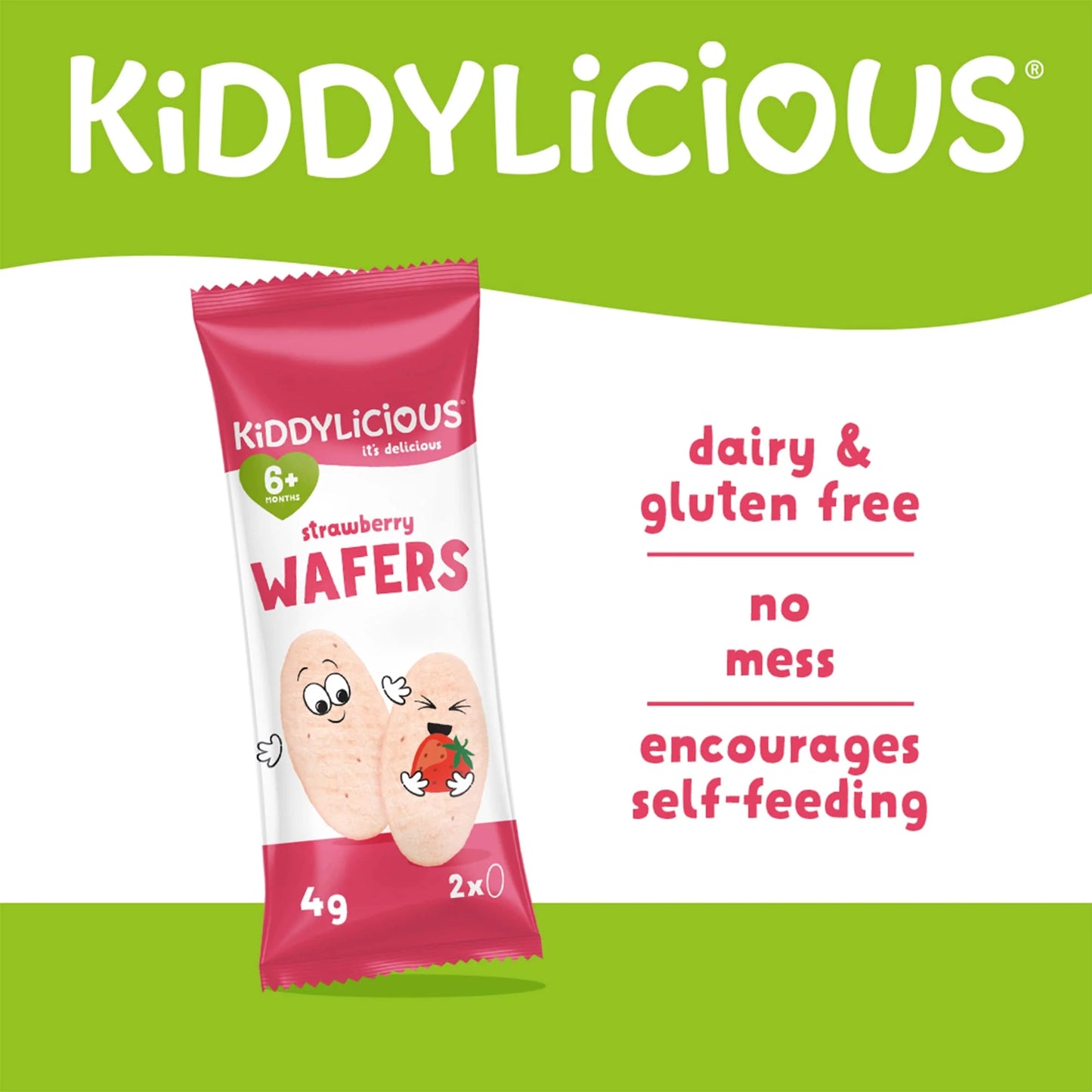 Strawberry Wafer 10 X4 G by KIDDYLICIOUS
