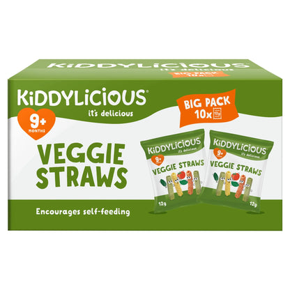 Veggie Straws 10x12g by KIDDYLICIOUS