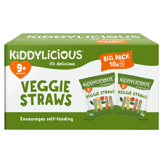 Veggie Straws 10x12g by KIDDYLICIOUS