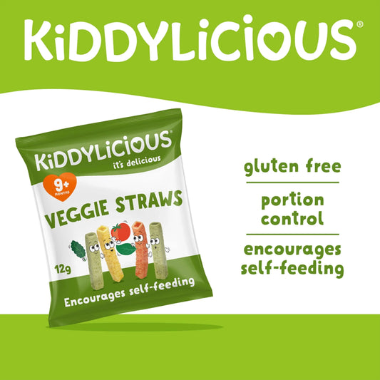Veggie Straws 10x12g by KIDDYLICIOUS