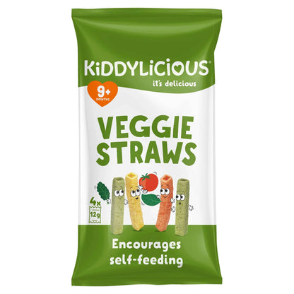 Veggie Straws Multipack 4x12g by KIDDYLICIOUS