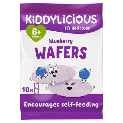 Wafers Blueberry 40g by KIDDYLICIOUS