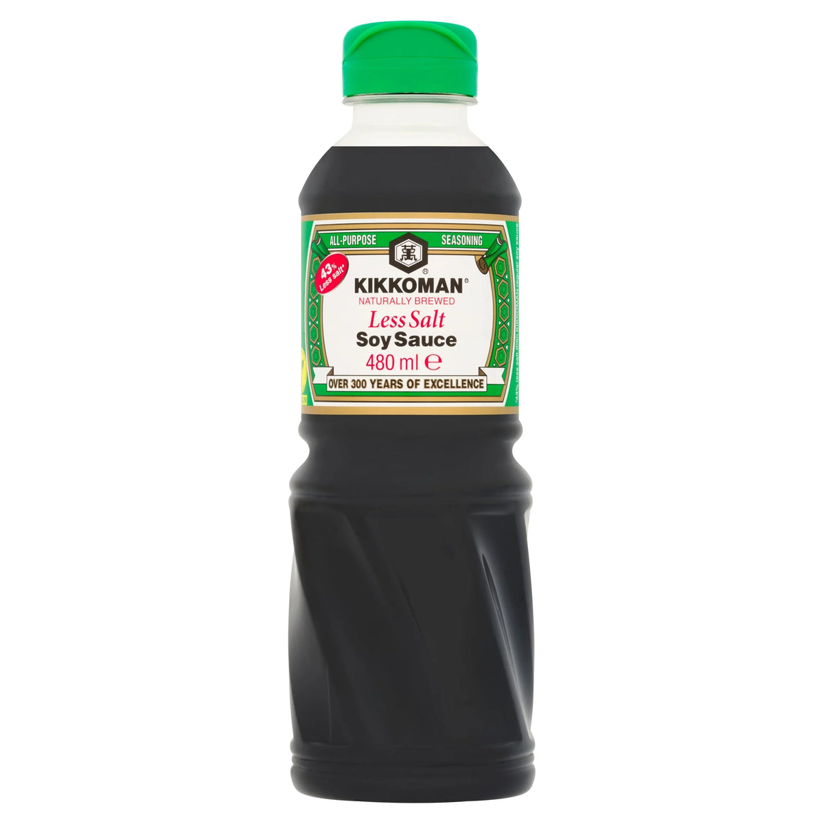 Less Salt Soy Sauce 480ml by KIKKOMAN