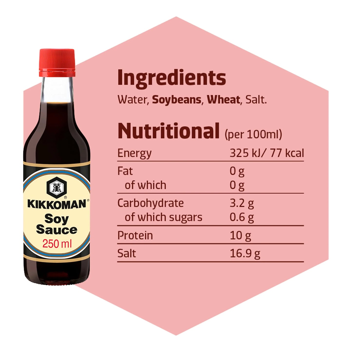 Soy Sauce 250ml by KIKKOMAN