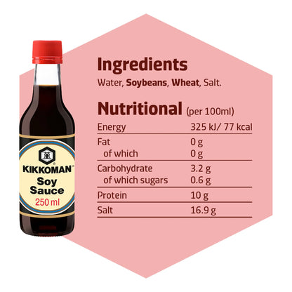 Soy Sauce 250ml by KIKKOMAN