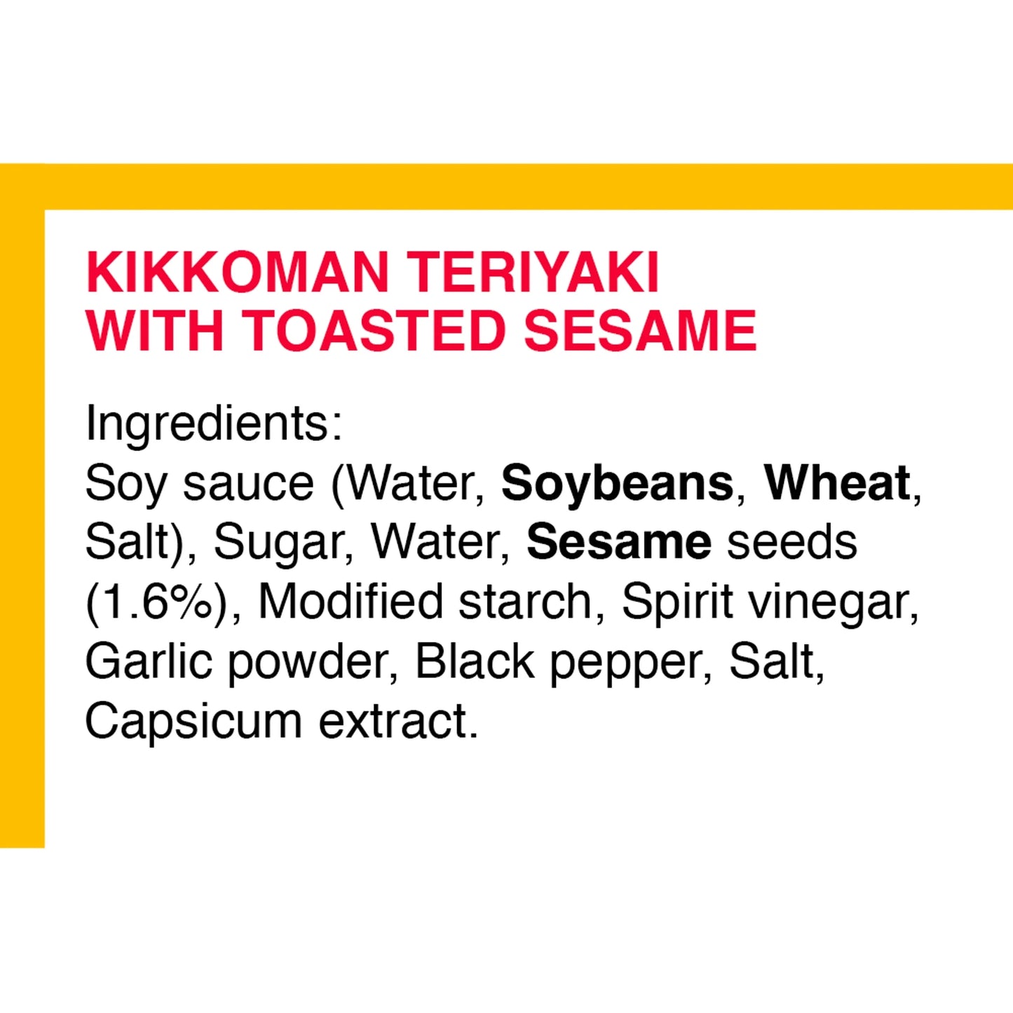 Teriyaki Sauce Sesame 250ml by KIKKOMAN