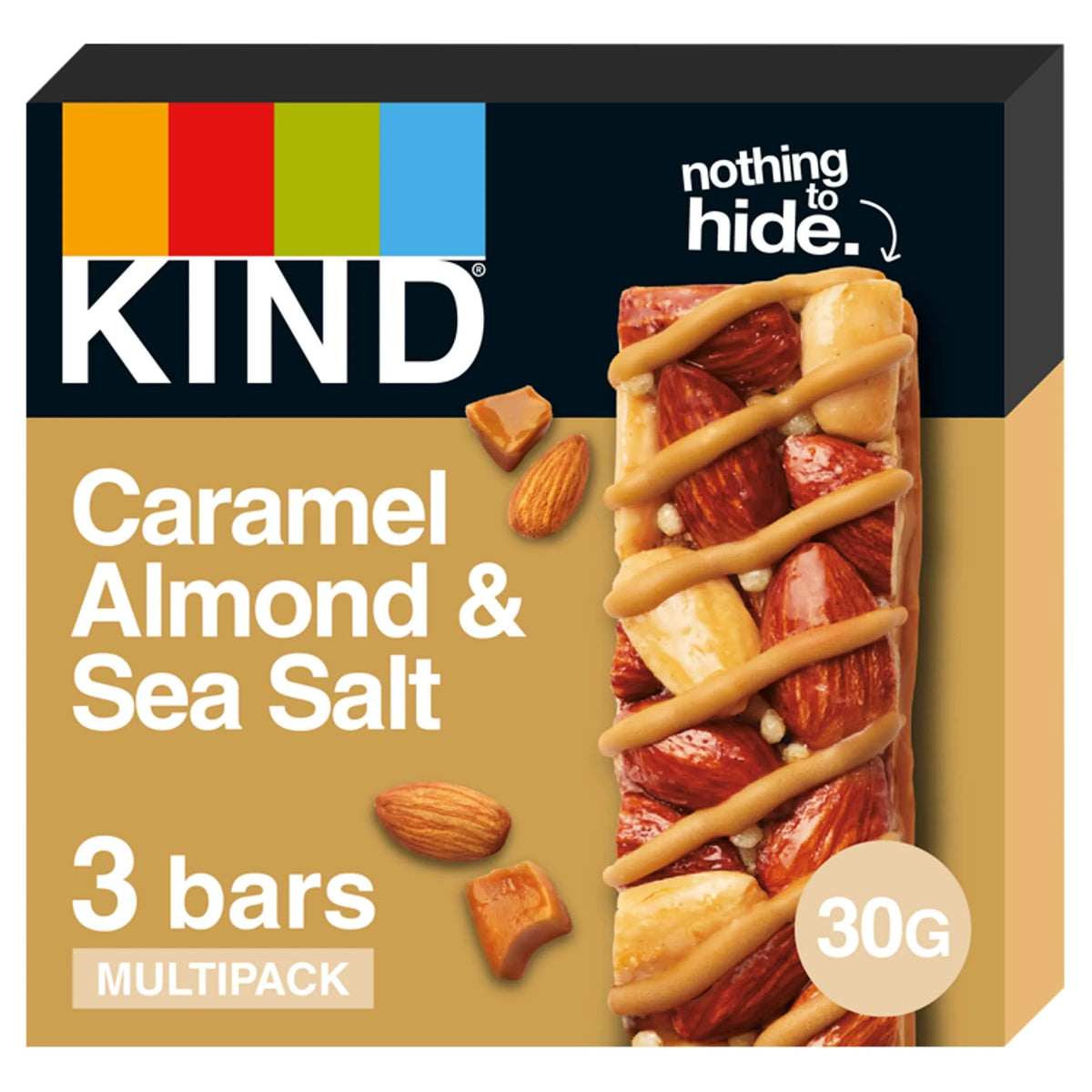 Caramel Almond & Sea Salt Cereal Bars 3x30g by KIND
