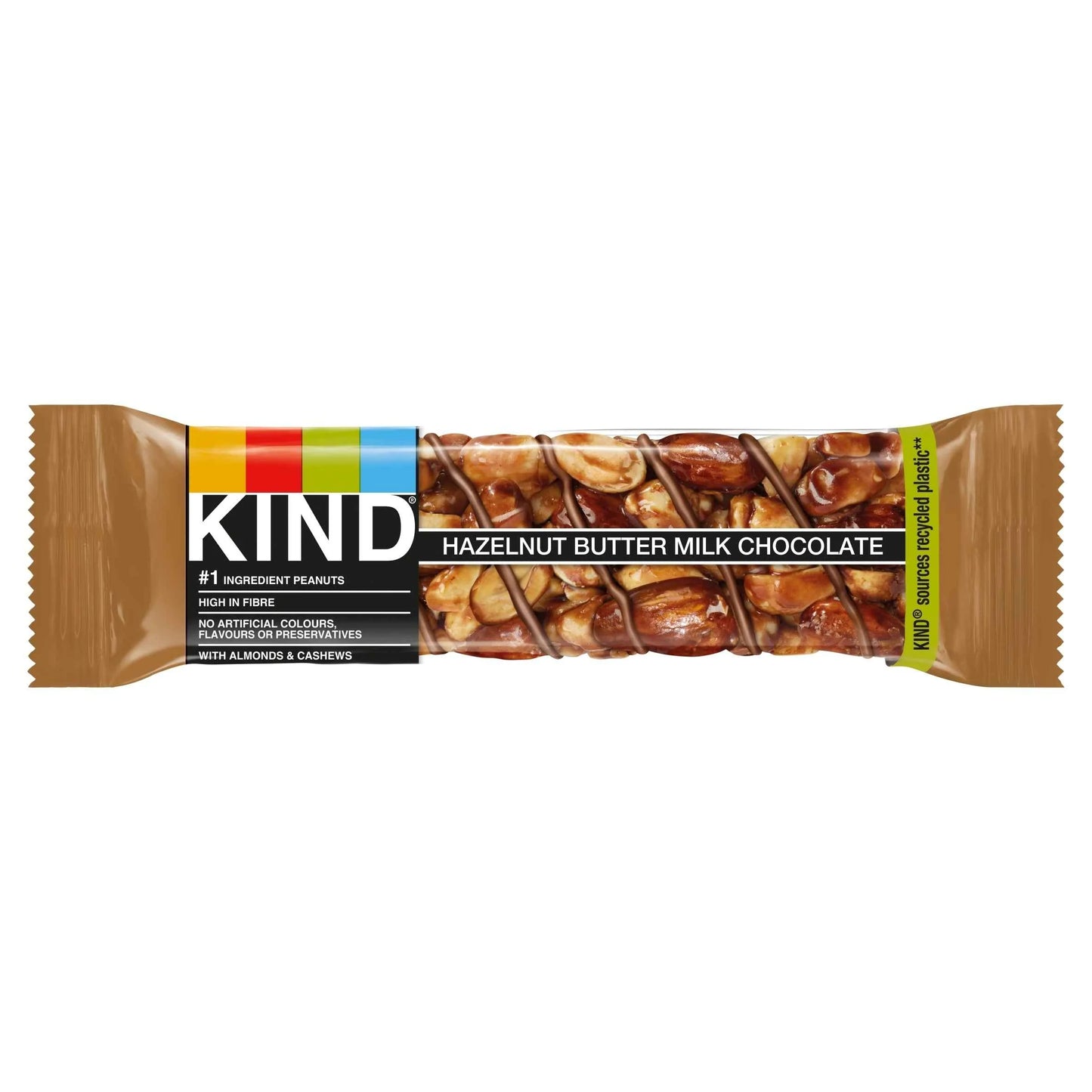 Hazelnut Butter Milk Chocolate Bar 40g by KIND