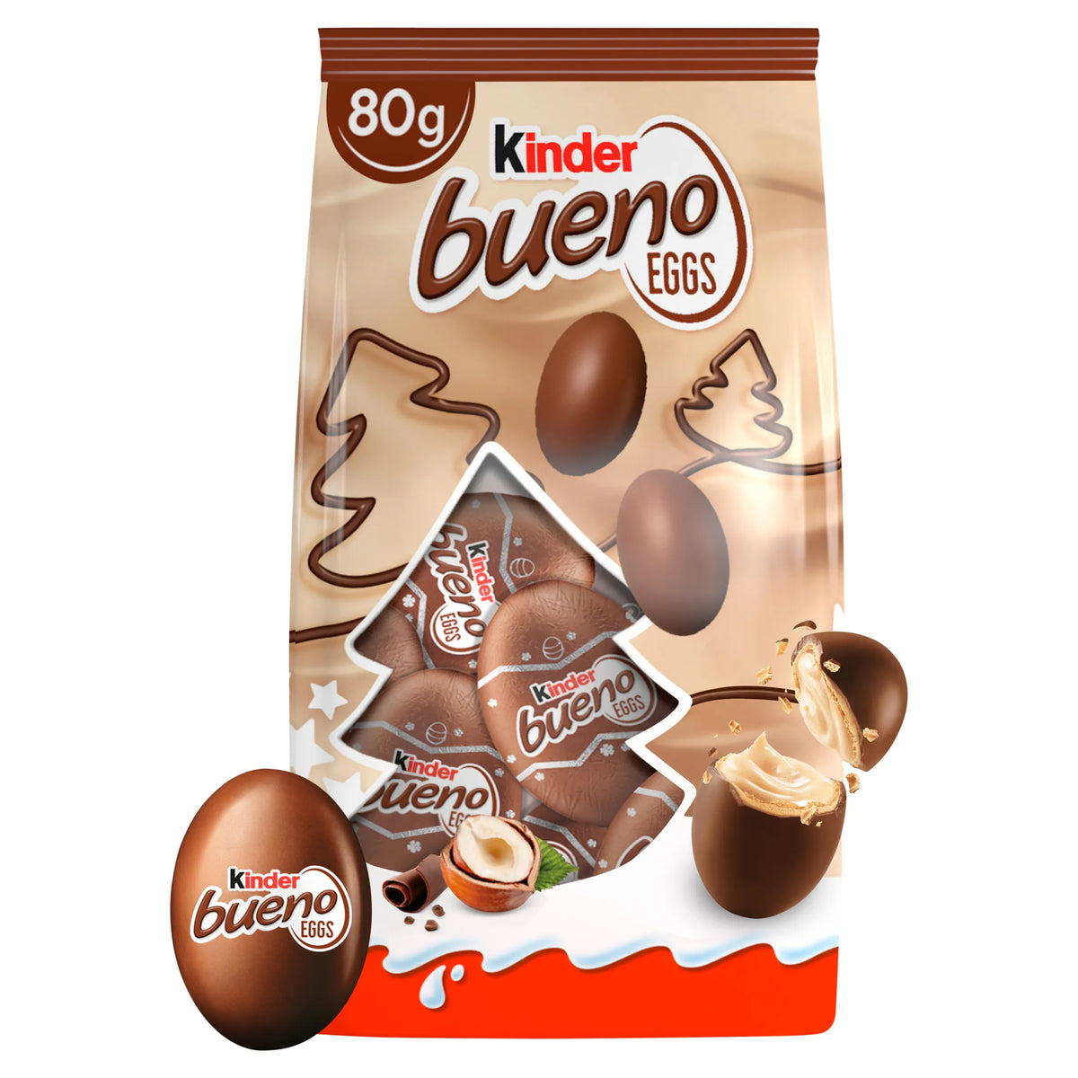 Bueno Chocolate Eggs 80g by Kinder at The British Vault