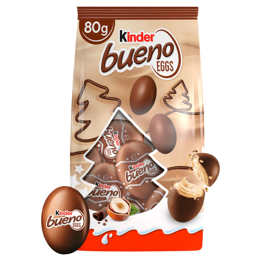 Bueno Chocolate Eggs 80g by Kinder at The British Vault