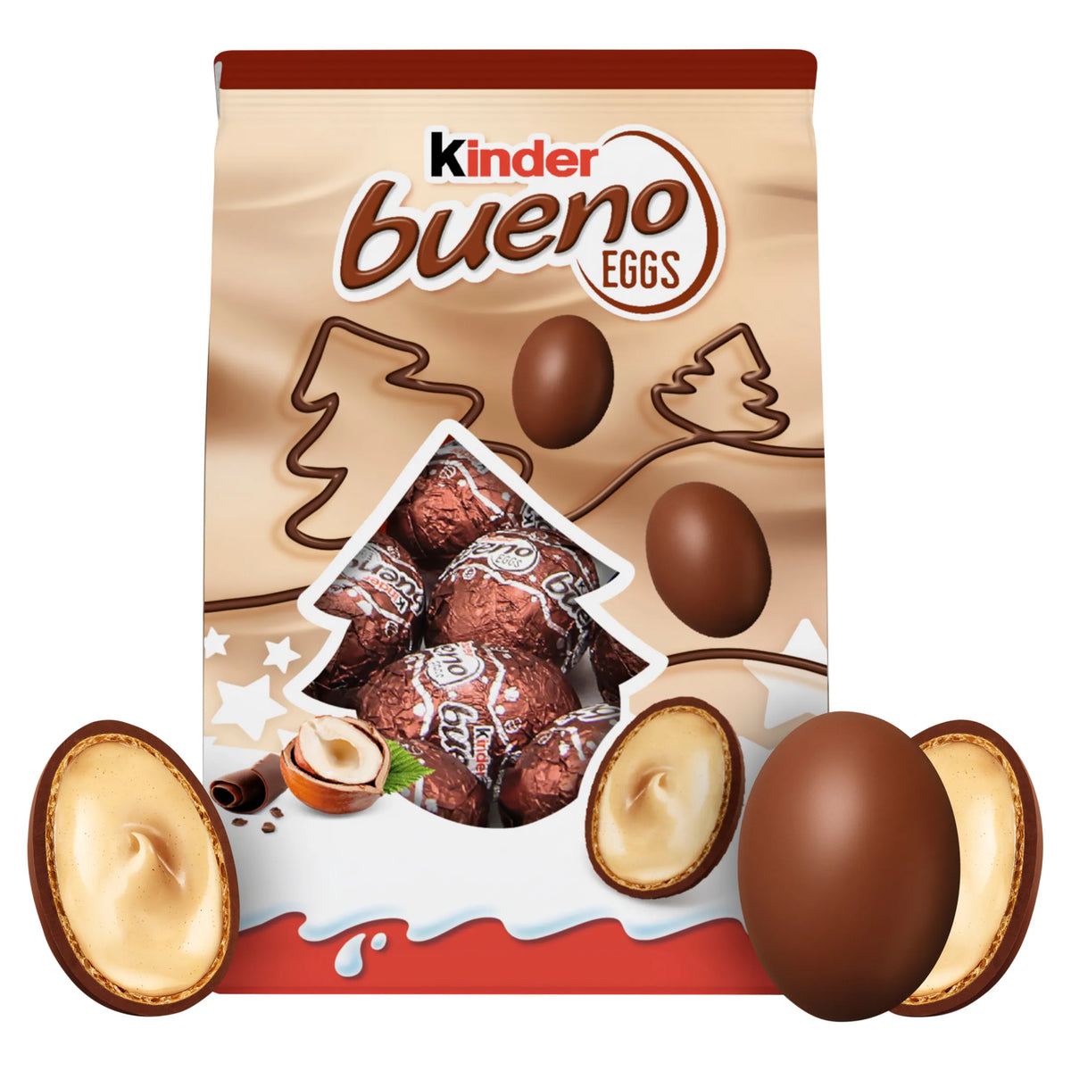 Bueno Chocolate Eggs 80g by Kinder at The British Vault
