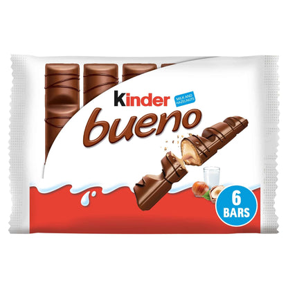 Bueno Milk & Hazelnut Chocolate Bars by KINDER