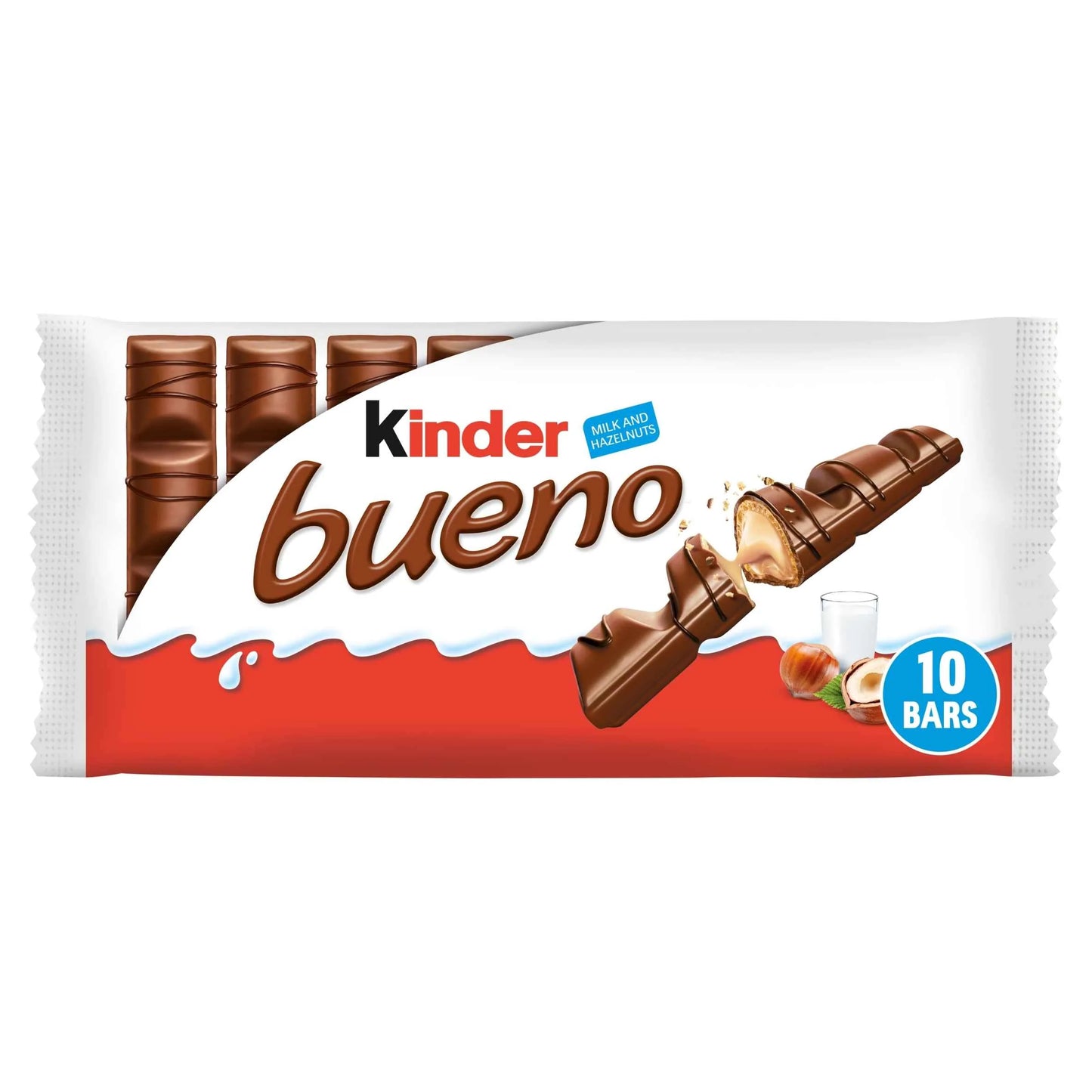 Bueno Milk & Hazelnut Chocolate Bars by KINDER