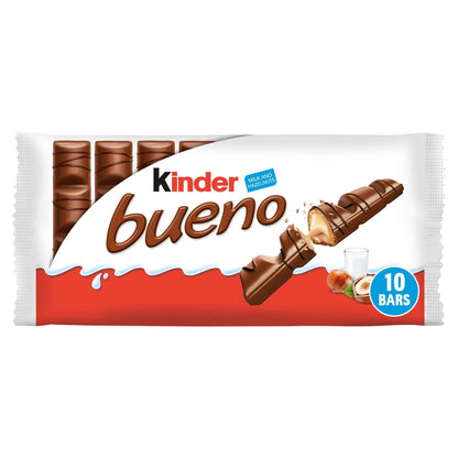 Bueno Milk & Hazelnut Chocolate Bars by KINDER