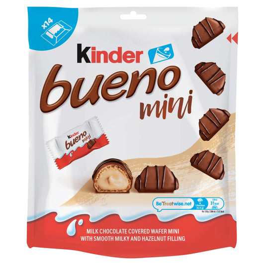 Bueno Mini Bites 75.6g by Kinder at The British Vault