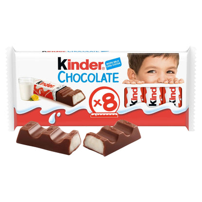 Chocolate Bars Multipack 8 X 12.5g by KINDER