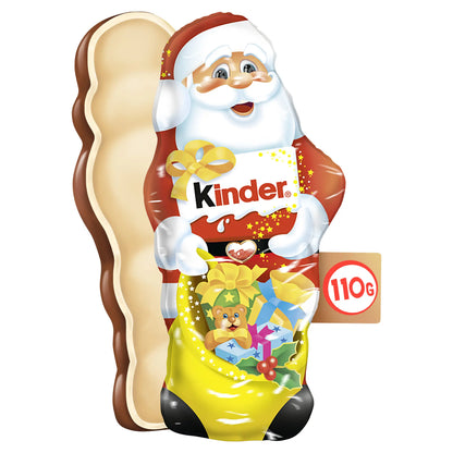 Milk Chocolate Santa 110g by Kinder at The British Vault