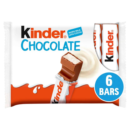Snack Bars 6 Pack 126g by KINDER