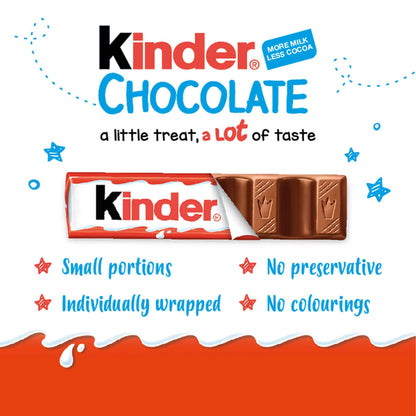 Snack Bars 6 Pack 126g by KINDER