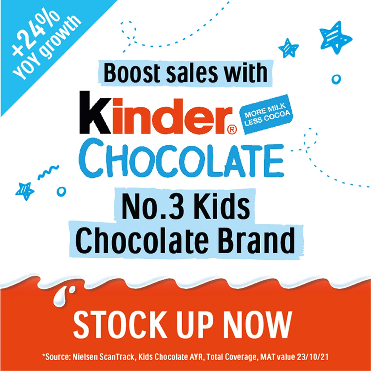 Snack Bars 6 Pack 126g by KINDER