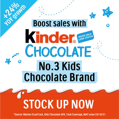 Snack Bars 6 Pack 126g by KINDER