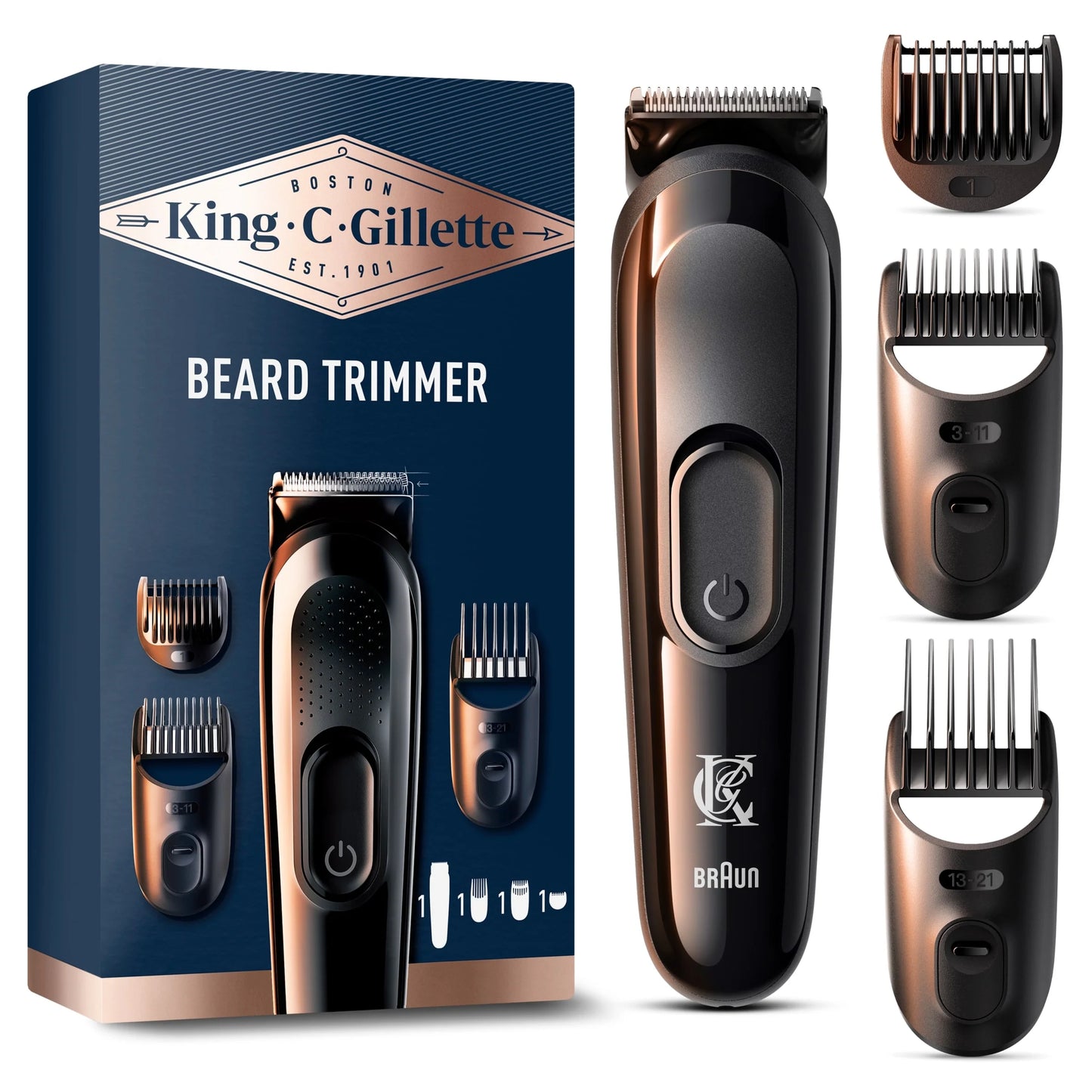 Beard Hair Trimmer by KING C GILLETTE