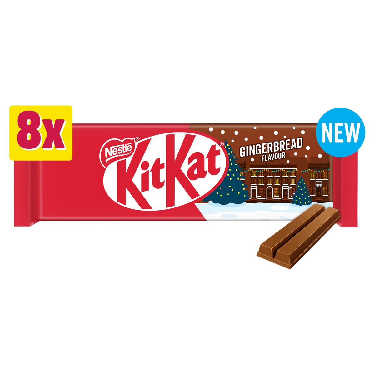 Kit Kat 2 Finger Gingerbread Chocolate Bar by KITKAT at The British Vault