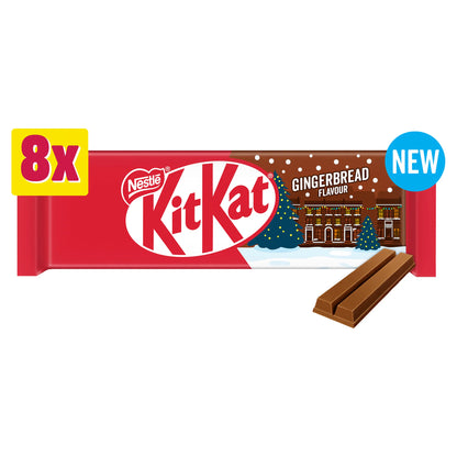 Kit Kat 2 Finger Gingerbread Chocolate Bar by KITKAT at The British Vault