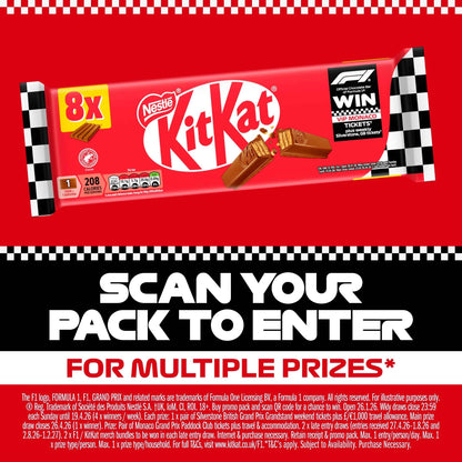 Kit Kat 4 Finger Milk Chocolate Bar Multipack by KITKAT