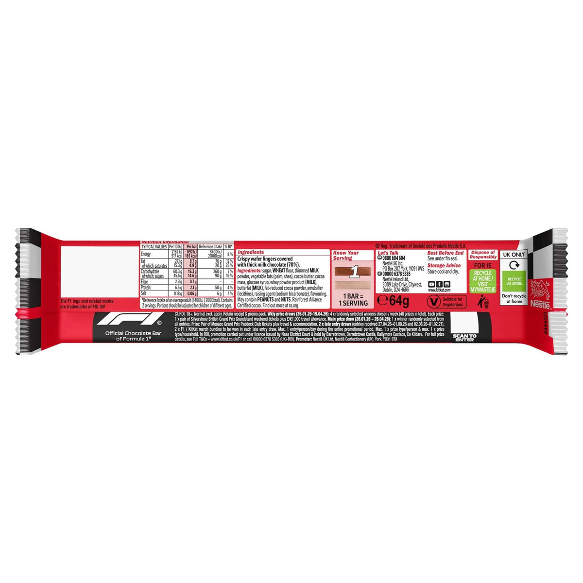 Chunky Duo Milk Chocolate Bar 64g by KIT KAT