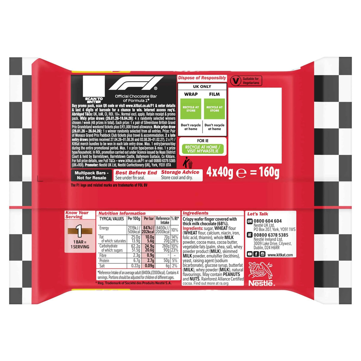 Kit Kat Chunky Milk Chocolate Bars Multipack by KITKAT