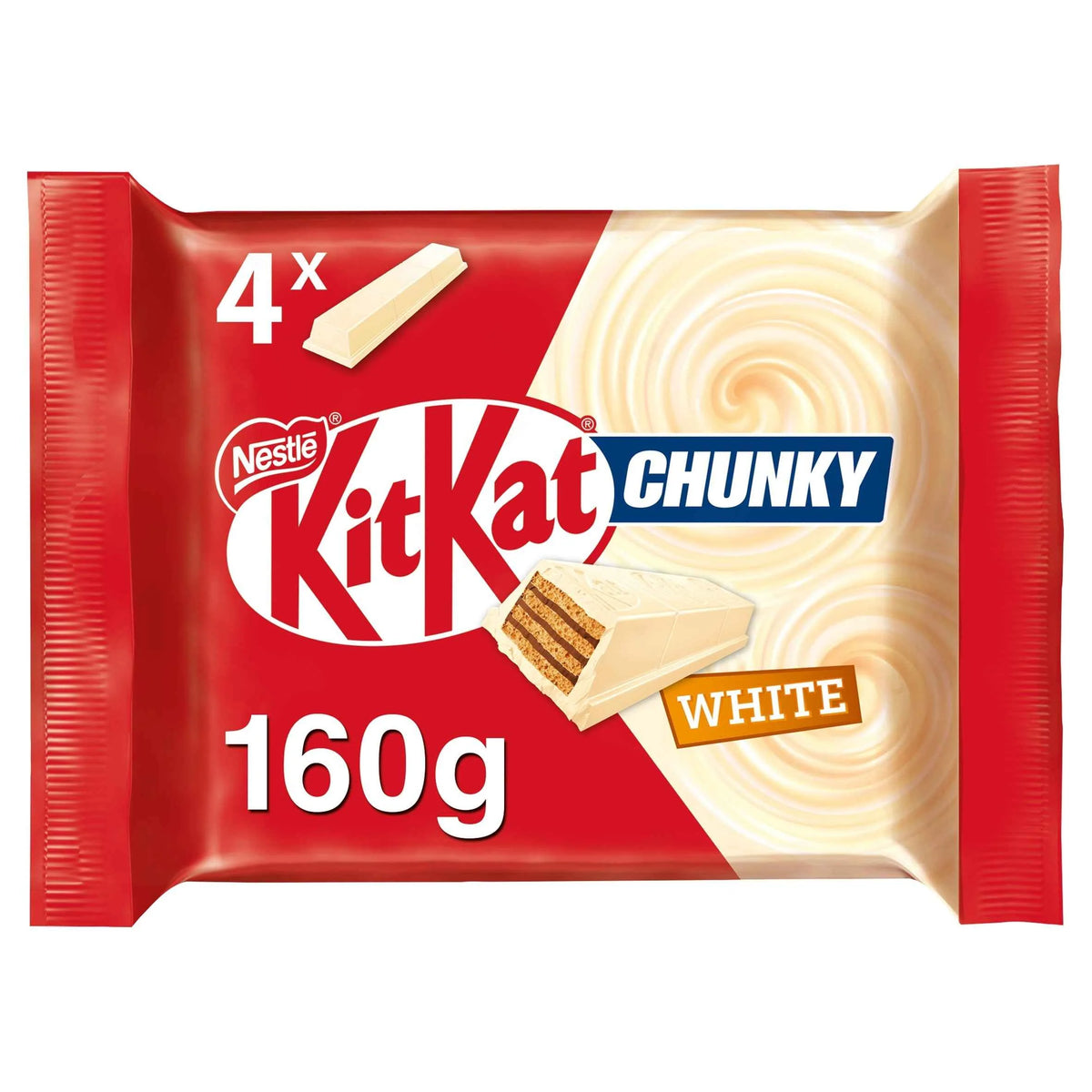 Kit Kat Chunky White Bars Multipack 40g 4 Pack by Nestle