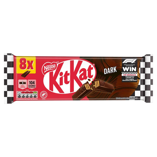 2 Finger Dark Chocolate Biscuit Bar 8 by KITKAT