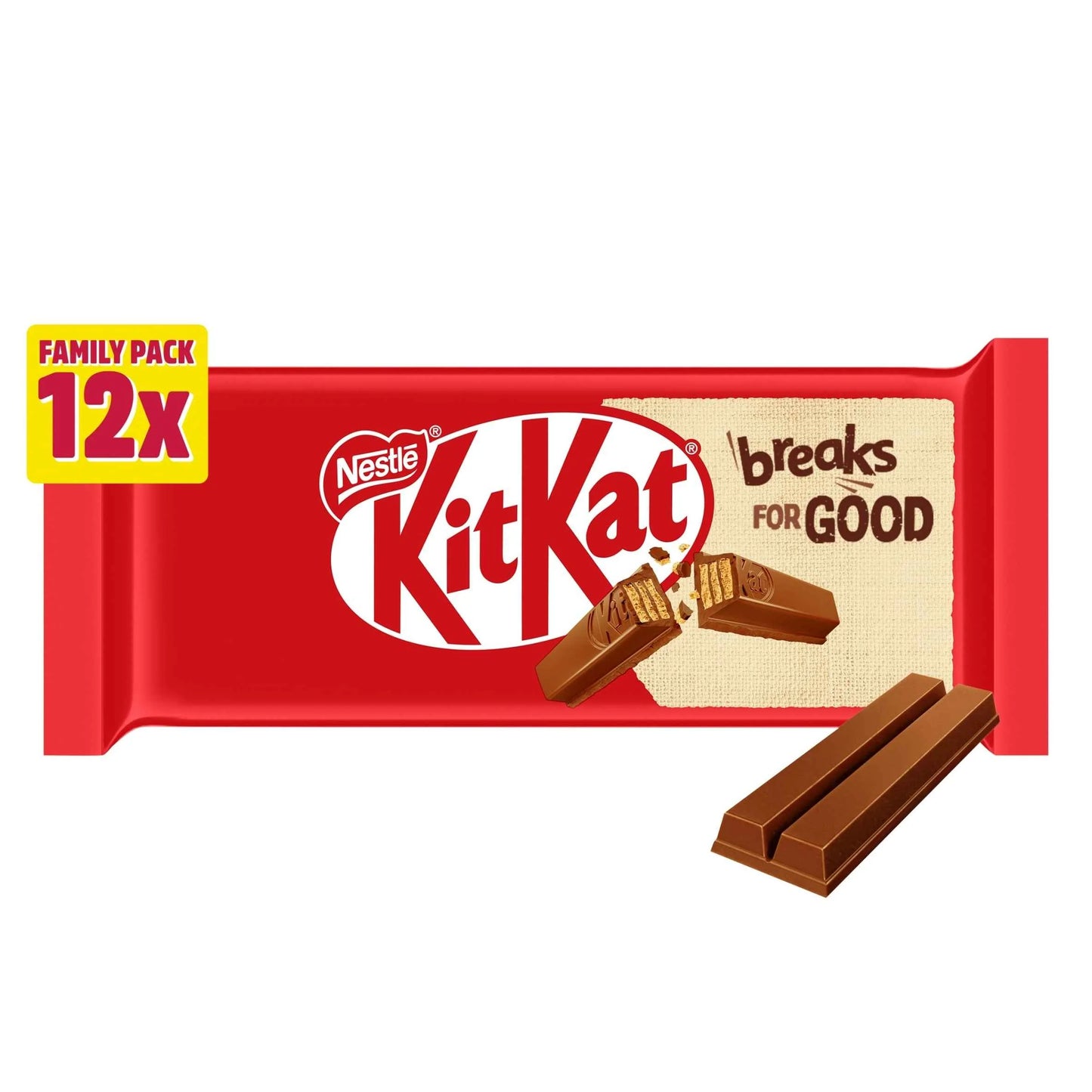 2 Finger Milk Chocolate Biscuit Bars by KITKAT